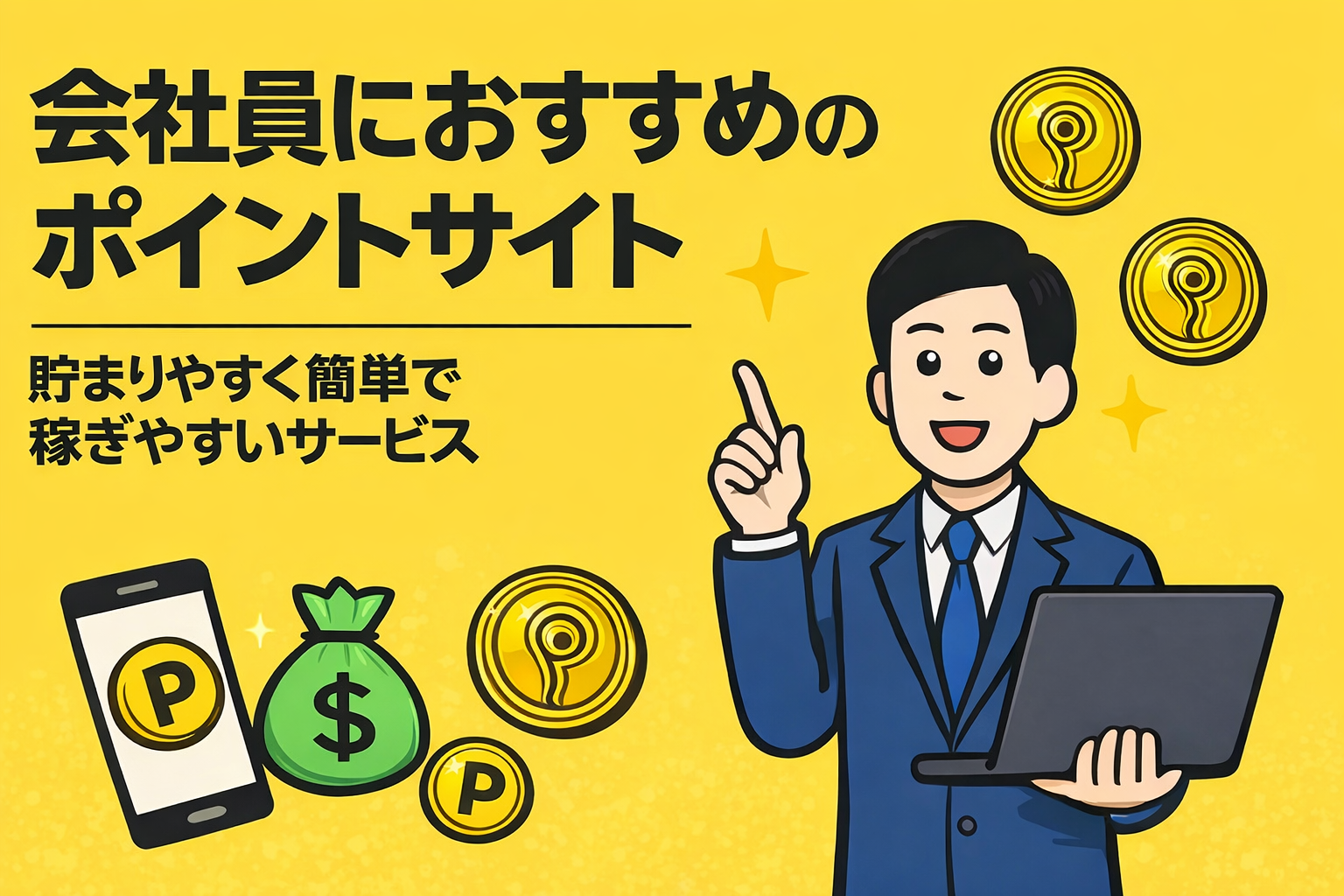 会社員におすすめのポイントサイト｜スキマ時間で使いやすいサービス