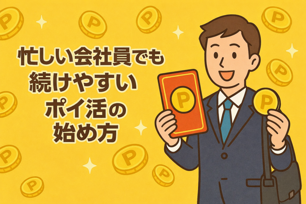 忙しい会社員でも続けやすいポイ活の始め方