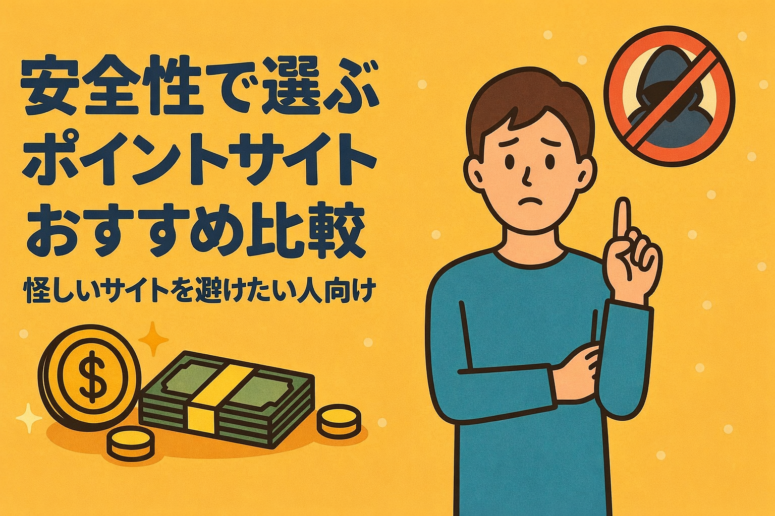 安全性で選ぶポイントサイトおすすめ比較｜怪しいサイトを避けたい人向け