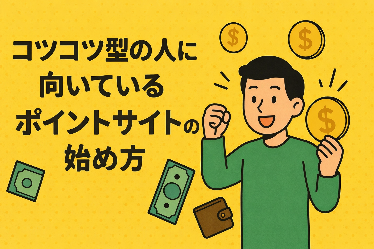 コツコツ型の人に向いているポイントサイトの始め方
