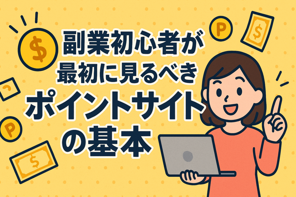 副業初心者が最初に見るべきポイントサイトの基本