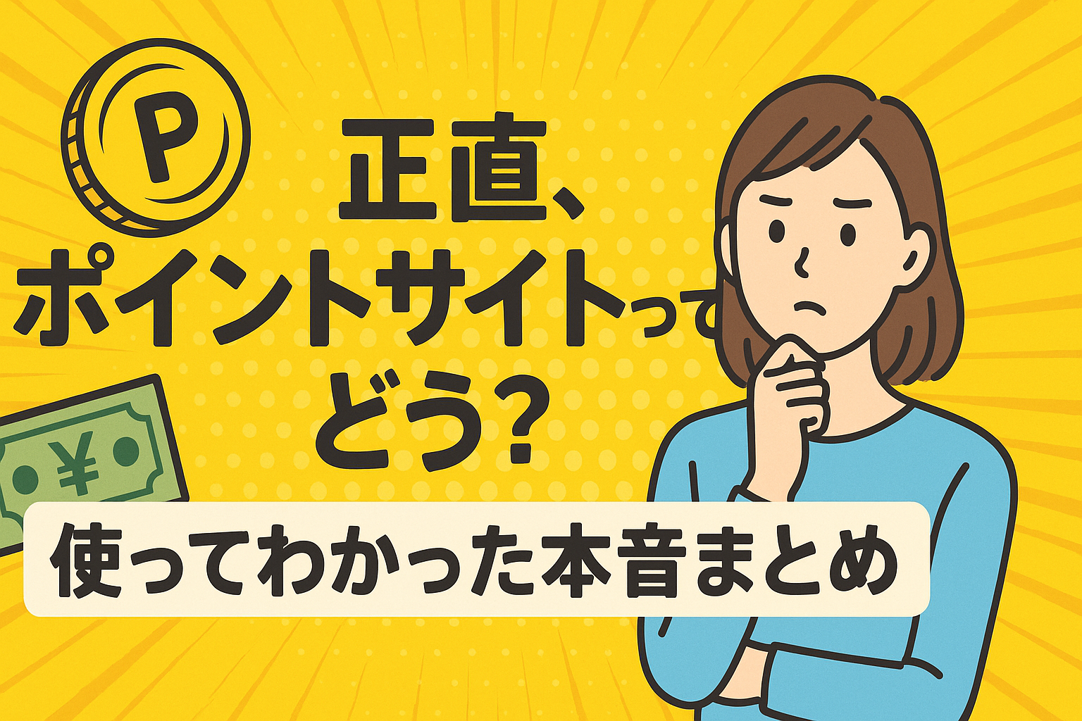 正直、ポイントサイトってどう？使ってわかった本音まとめ