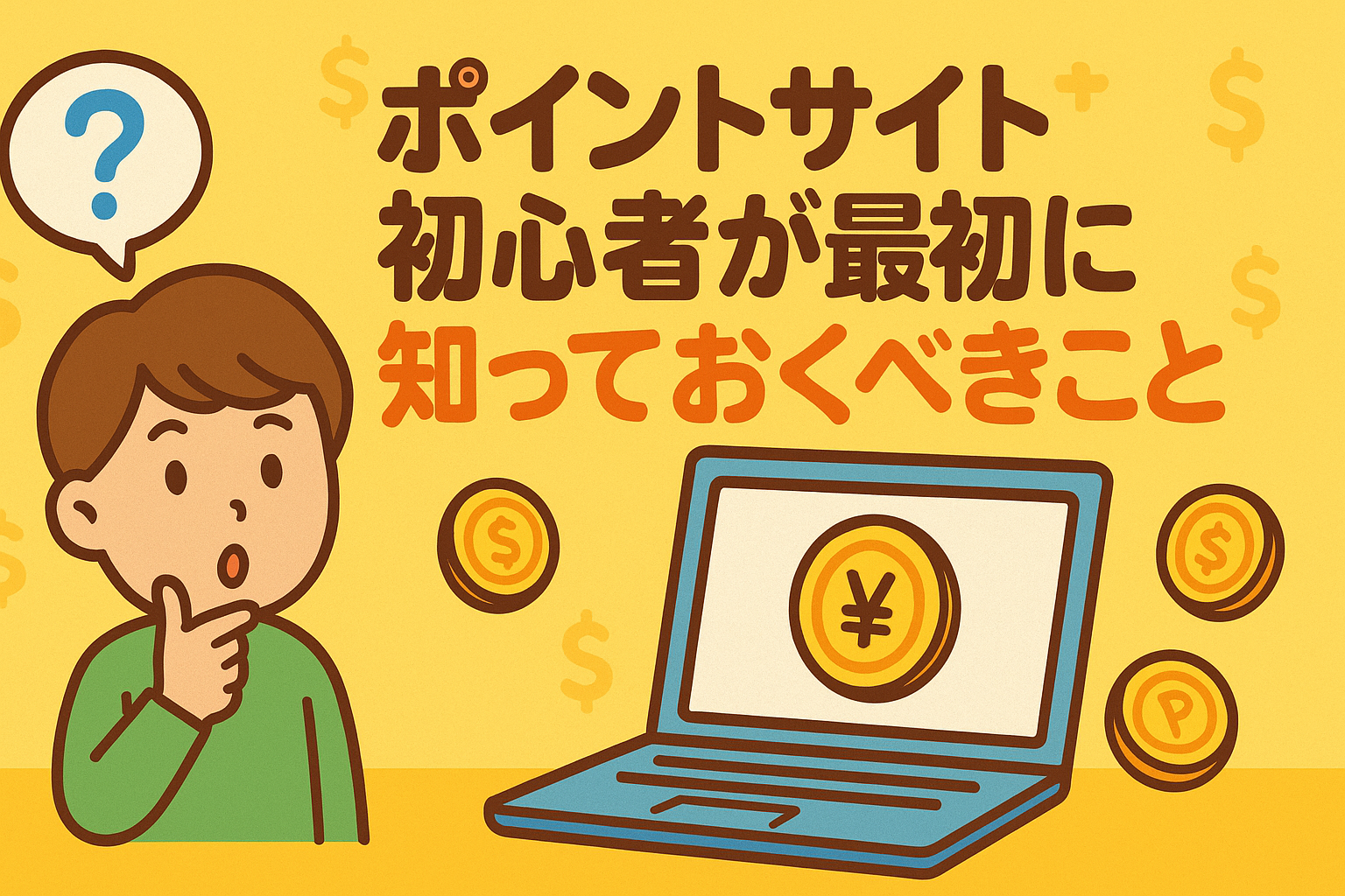 ポイントサイト初心者が最初に知っておくべきこと