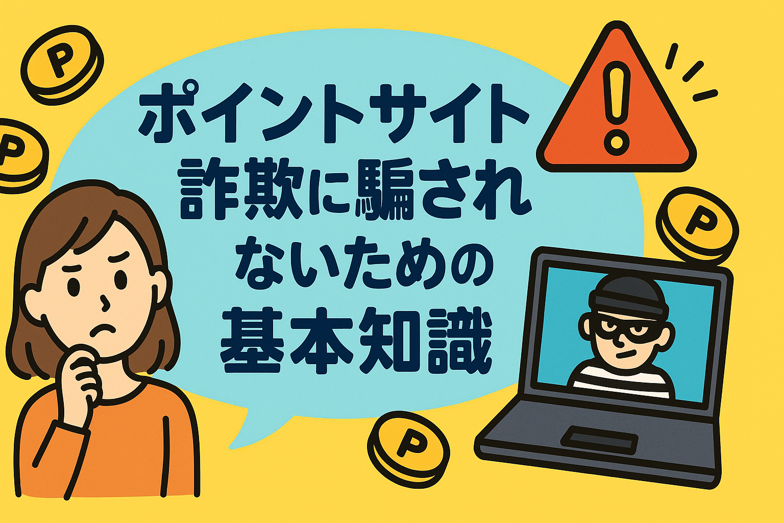 ポイントサイト詐欺に騙されないための基本知識