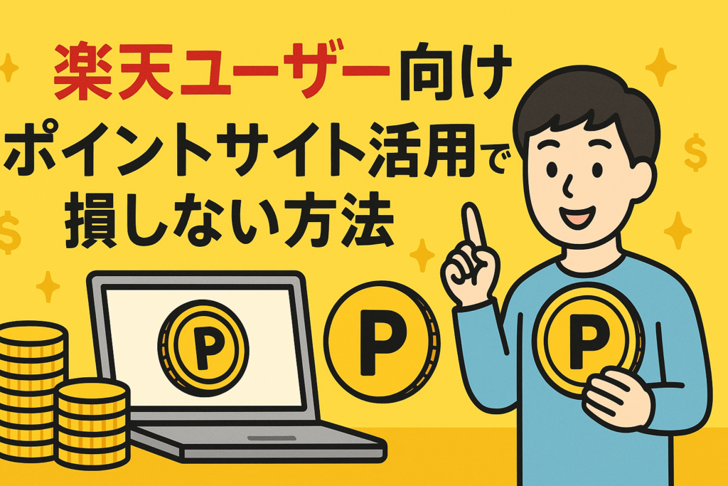 楽天ユーザー向け｜ポイントサイト活用で損しない方法