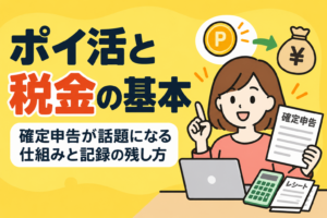 ポイ活と税金の基本｜確定申告が話題になる仕組みと記録の残し方