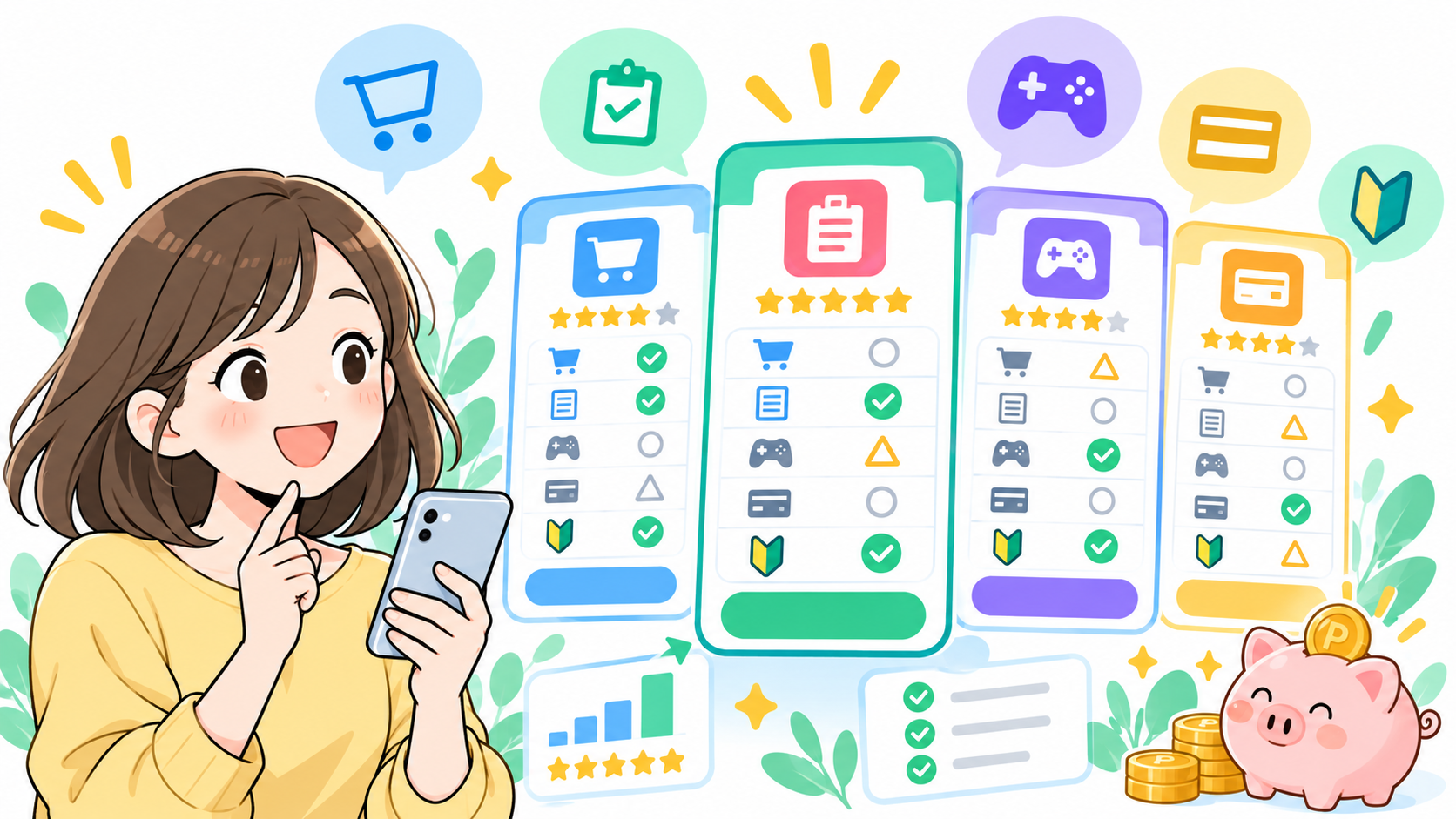 ポイントサイトの選び方イメージ