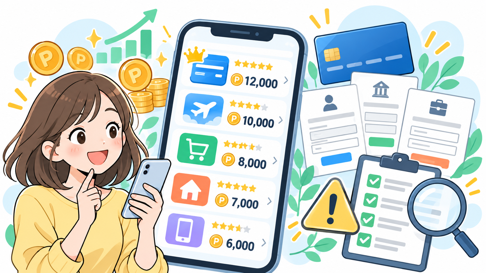 高還元案件の比較イメージ