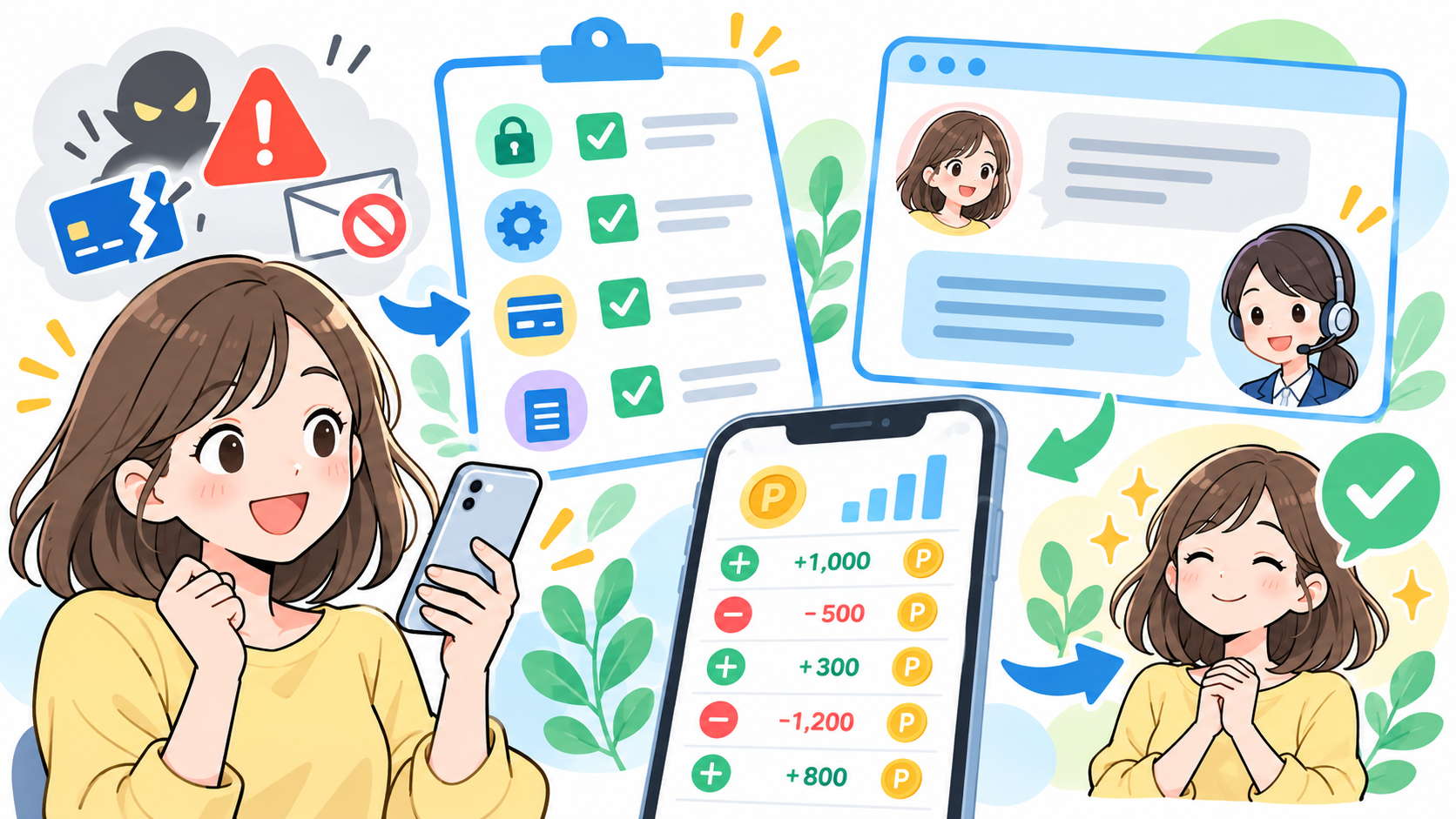 ポイントサイトのトラブル回避チェック
